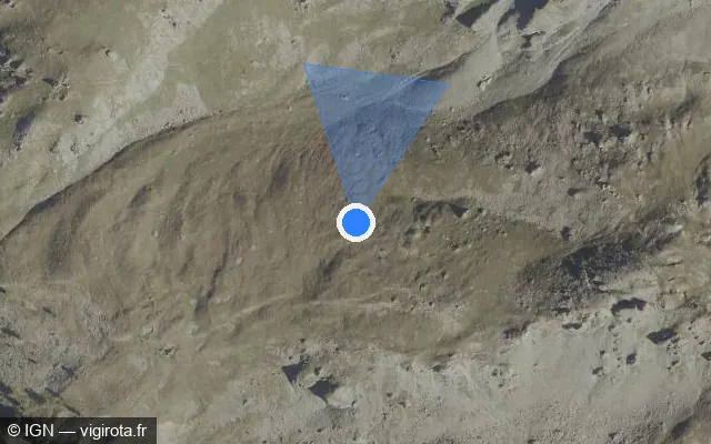 Vue satellite de l'emplacement du radar fixe à Fourneaux sur N 543 / E 70 / Tunnel Routier du Fréjus